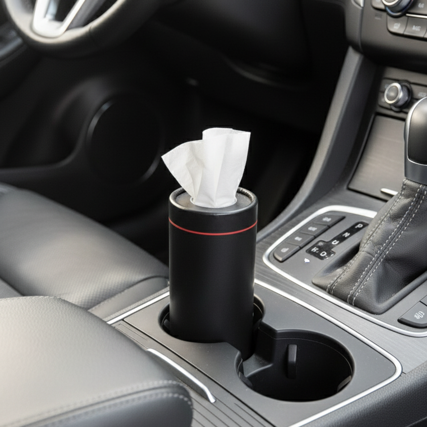 Snapwipe Face Tissues – Midnight Green (1 Canister + 4 Refills)