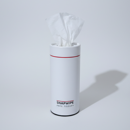 Snapwipe Arctic White Kit – Car Tissue Kit (4 Refills Included)